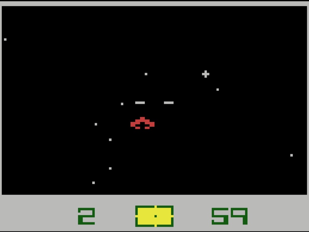 Gameplay of Star Voyager for Atari 2600